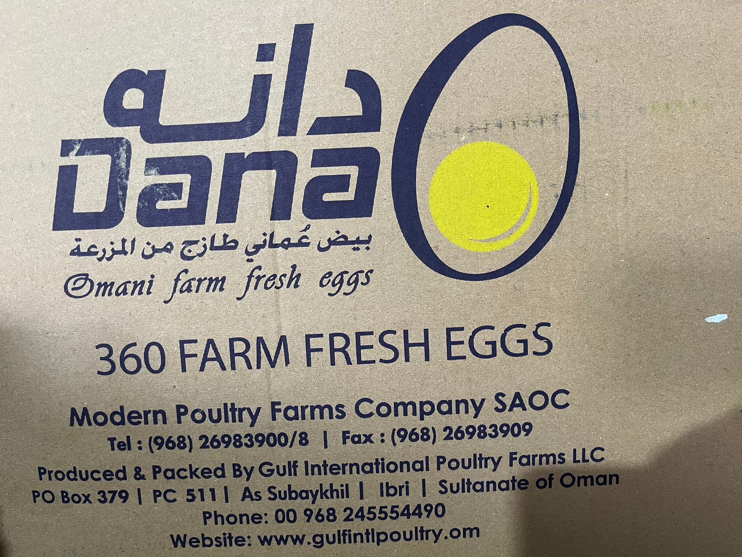 EGG BROWN DANA OMAN بيض بني دانه عمان