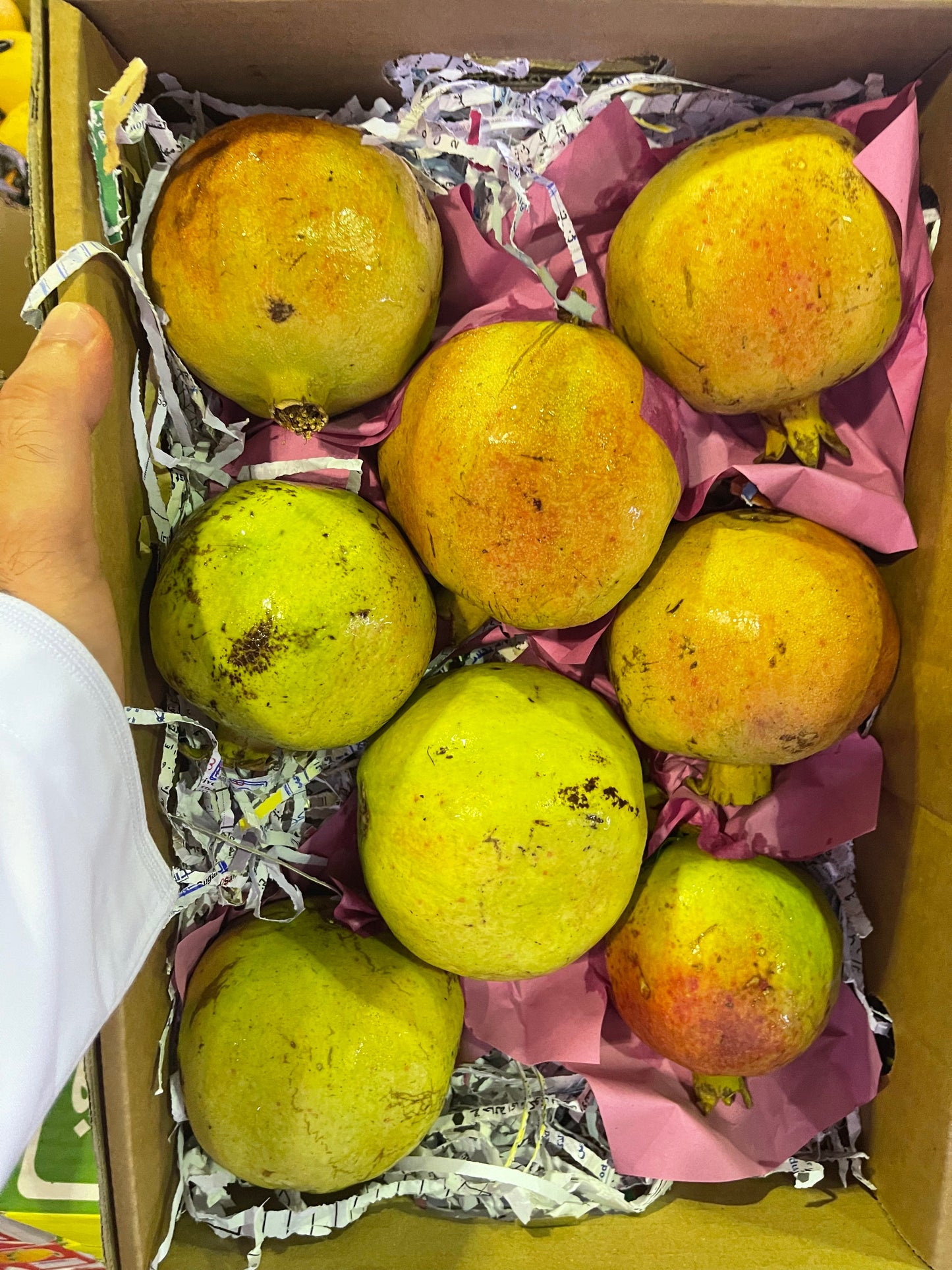 Pomegranate Yemen box رمان يمني كرتون