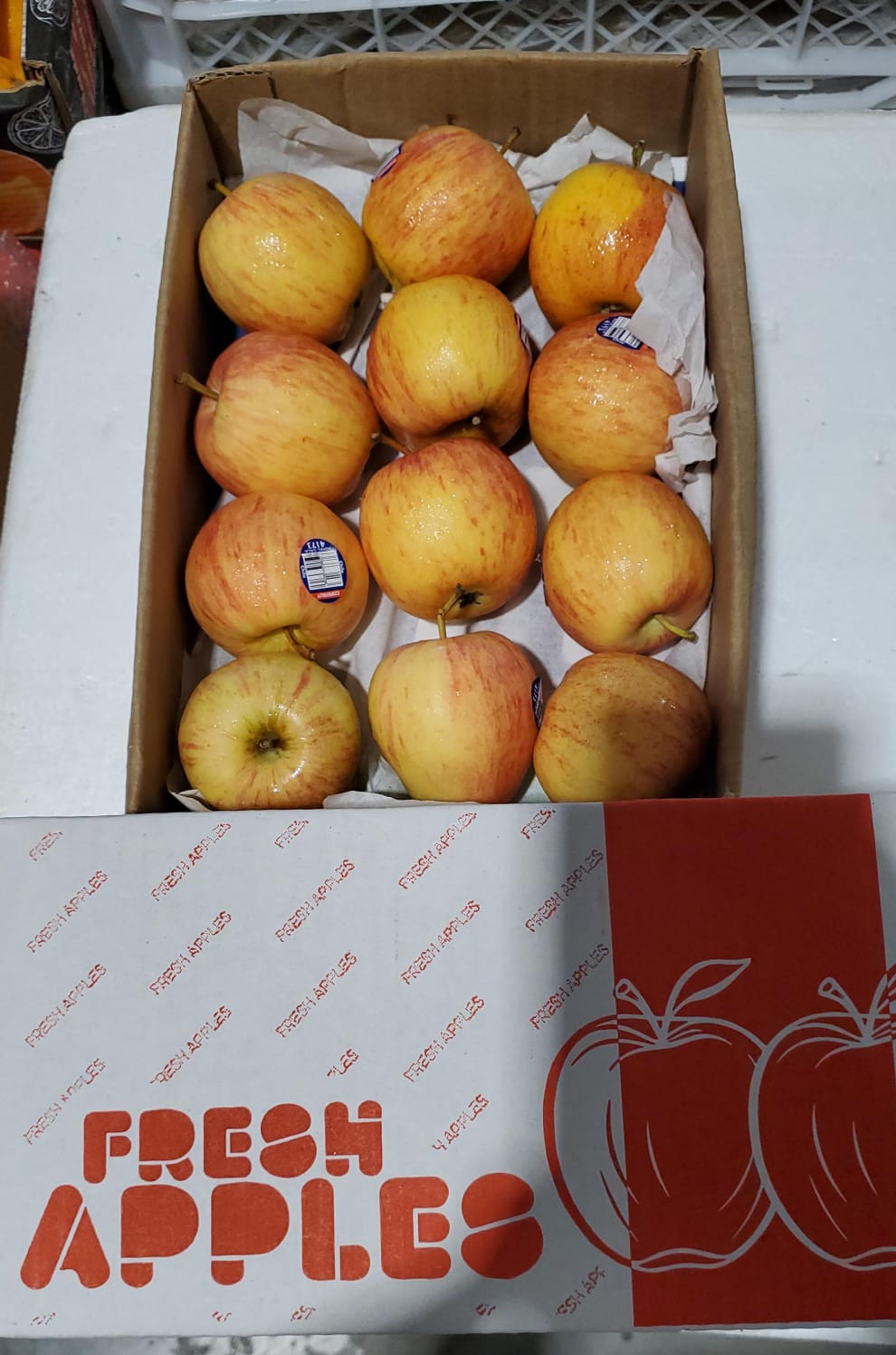 Apple Royal Gala/Brazil 18pc كرتون تفاح رويال غالا برازيلي 18 حبة