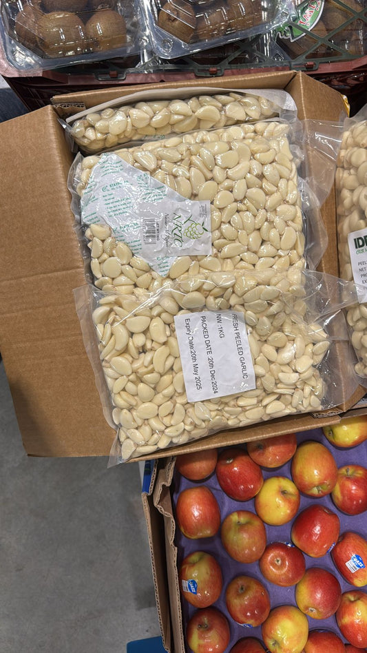 Garlic/ Peeled 10kg ثوم مقشر